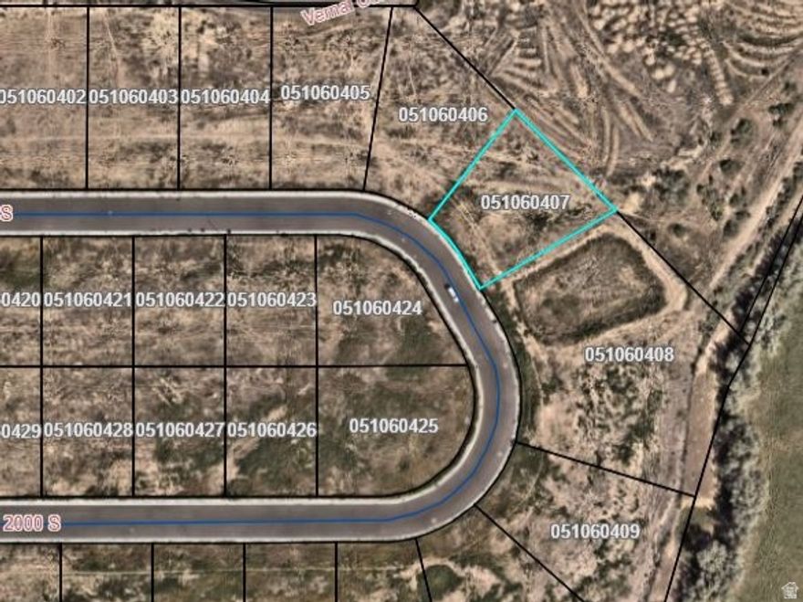 Lot 7 of Basin Acres Subdivision. Bring your own builder! There is an Ashley Valley Water connection allocated to the lot. Buyer will need to pay to connect water, sewer, gas, and power. New subdivision close to amenities. Information provided as a courtesy, buyer to verify all information.