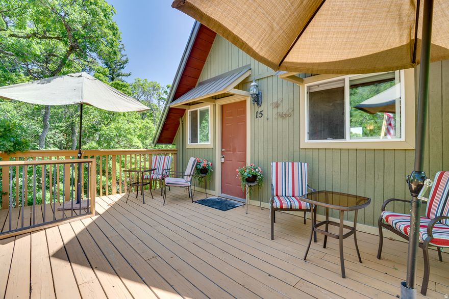 Darling A-frame cabin in Oak Haven! Perfect get away intended for seasonal use only, home is not intended for year round living. offering privacy and solitude this cabin offers great amenities including an updated kitchen with large built in dining space, generous living room with access to a large deck perfect for entertaining or relaxing. Upper loft with space for two full/queen size beds and a finished walk out basement offering a large bedroom, 3/4 bathroom with soaker tub, laundry hookups and storage cabinets. Easy access from the paved main road for year round enjoyment and close proximity to Midway and many amenities. 1 hour from Salt Lake or Provo, 15 minutes from Deer Creek reservoir, 25 minutes from Jordanelle reservoir and endless recreation all within an hour! Buyer to verify all. *Cabin is seasonal use only. Owners can use cabin Dec. 1 - March 31 for 45 days only. April 1 - Nov 30 owners are welcome to use cabin on a full time basis*