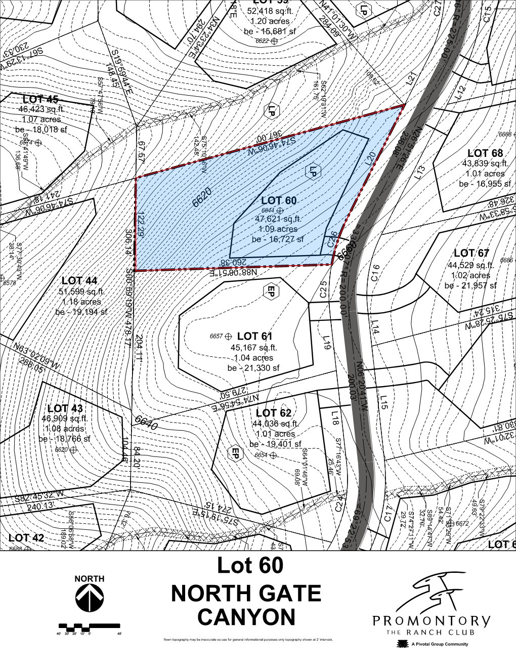 NORTHGATE CANYON SUBDIVISION - Land