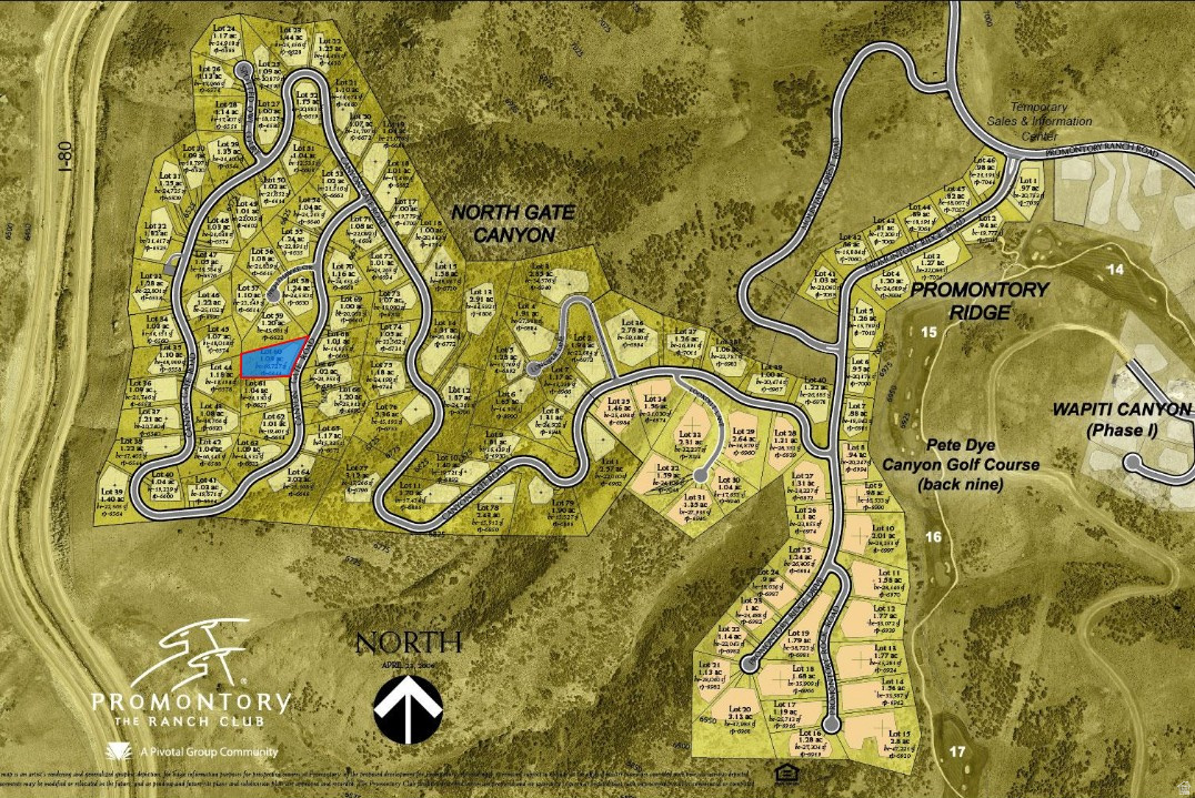 NORTHGATE CANYON SUBDIVISION - Land