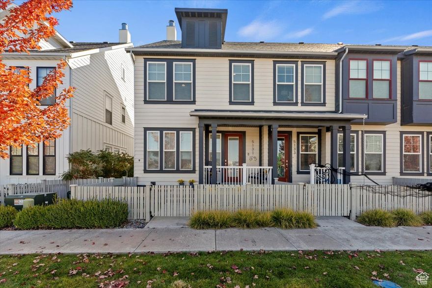 Spotless clean end unit Townhouse in the desirable Daybreak community. Home features an open floor plan and upgrades throughout including upgraded cabinets, granite counters, stainless steel appliances, double vanity and oversize shower in master bath, finished basement and more. Home located across from the park. Buyer to verify all info.