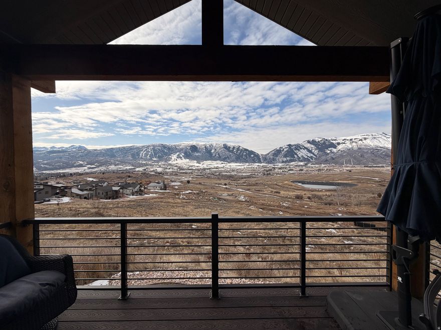 Honey, stop the car! OPEN HOUSE SATURDAY 12-2. This exceptional home is located in the highly desirable Bridges Community and is perfect as a full-time residence or seasonal retreat. Short-term rentals are allowed, making it an excellent investment opportunity. Enjoy some of the best views in Ogden Valley, with quick access to outdoor adventure-just minutes from Powder Mountain, Snow Basin, and Nordic Valley ski resorts, Pineview Reservoir, and Wolf Creek Golf Course. Sold fully furnished. Amazing dedicated theater room with surround theater sound, extra large storage room under the stairs, a large cold storage off the theater room, and a second en suite bedroom on the lower level. Natural gas for BBQ available on back deck. Community biking and hiking trails are right outside your door (Sidewinder Trail), and Salt Lake City International Airport is only 55 minutes away. A rare opportunity to own in one of Ogden Valley's most sought-after communities.