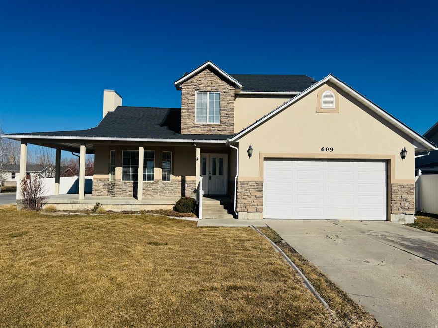Discover the perfect blend of comfort, convenience, and versatility in this inviting two-story home located in a highly desirable, family-friendly neighborhood. Just a short walk from Snow College and the newly built LDS Ephraim Temple, this property offers an ideal setting for families, students, or investors.  Featuring a welcoming main level with bright living spaces, this home includes a functional kitchen, cozy dining area, and spacious gathering spot. The second story provides additional space with 3 bedrooms and 2 full baths.  The fully accessible basement with its own private entrance, kitchenette, 2 bedrooms and 1 full bath adds exceptional flexibility-ideal for extended family, guests, or potential rental opportunities.  Outside, the yard is modest in size but thoughtfully planted with raspberries, blackberries, apple and peach trees-perfect for enjoying fresh fruit all summer long.  Also enjoy a quiet street, friendly neighbors, and close proximity to parks, schools and all the charm Ephraim has to offer.