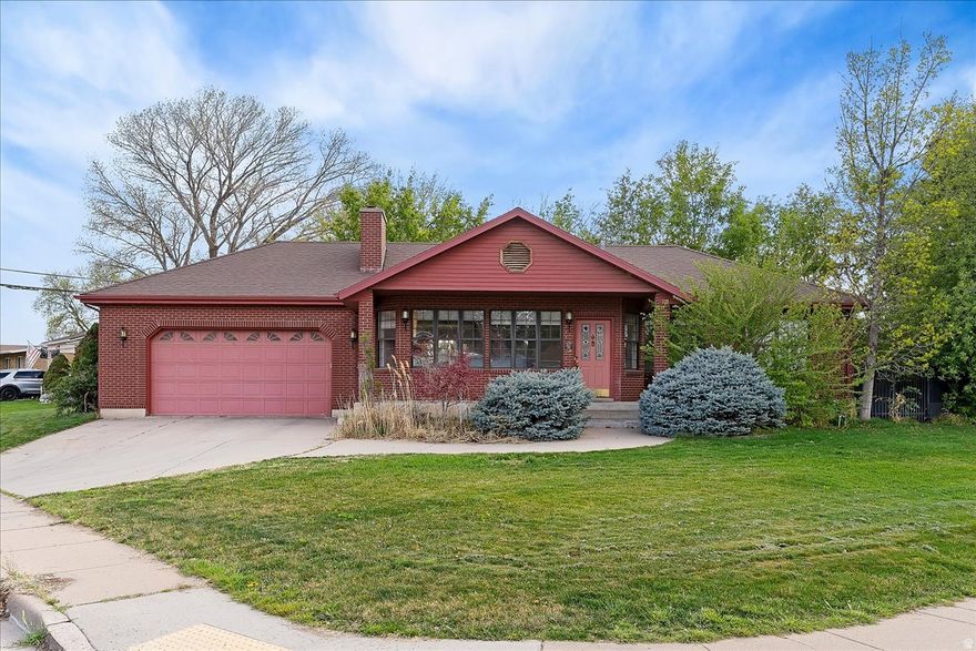 Timeless charm meets everyday comfort in this classic all-brick rambler, perfectly situated on a desirable corner lot with mature shade trees. Inside, you'll find spacious rooms filled with natural light from large windows, along with an efficient, well-designed kitchen with new dishwasher. The main level offers two comfortable bedrooms and a full bath, while the finished basement expands your living space with a generous family room, potential for 2nd kitchen, an additional bedroom, full bath, and dedicated laundry area. Step outside to enjoy a covered patio and a fully fenced backyard-ideal for relaxing or entertaining. New water heater. Schedule via Aligned Showings.