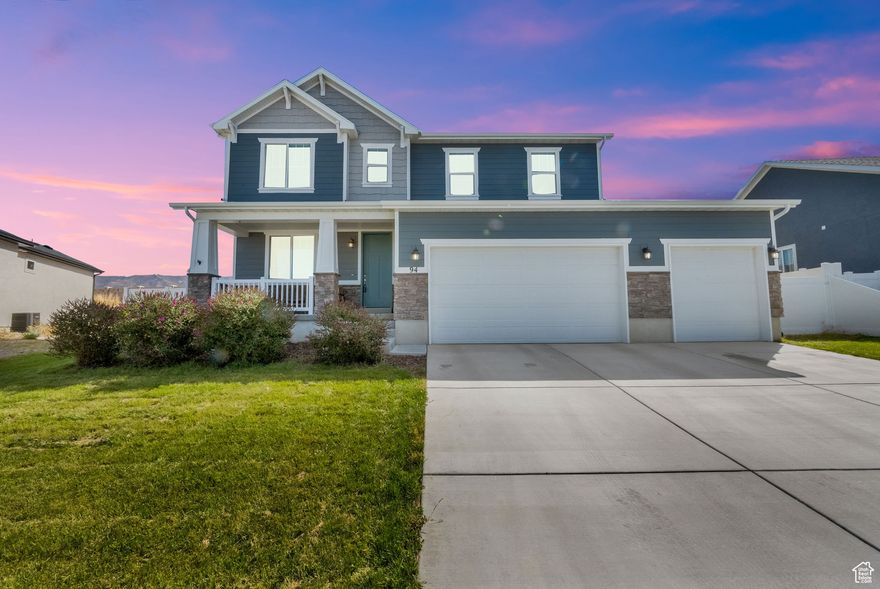 PRICE IMPROVEMENT! Wowser, no words can describe this beautiful 2 story home that shows pride of ownership! This spacious fully finished home offers the ideal layout for 2 separate living areas! NO HOA, yes you heard me right! Close to all amenities and schools! You walk up to a cute, covered porch! Once inside you will be "WOWED"! Main floor & basement have 9' ceilings! Wait until you see the kitchen! Oversized island, 40" shaker soft close cabinets, built in trash can, dbl ovens, gas countertop stove, the list just goes on! Master bedroom is ginormous with separate tub/shower and wait until you see the walk-in closet, be careful you might get lost in there. Basement is fully finished and can be mother-in-law living! Fully fenced, covered patio area with a concrete slab already in place for a shed or whatever you prefer! Back yard is an empty canvas but the rock retaining wall is one awesome feature! 3 car garage, 2 furnaces, 2 AC units, ceiling fan, canned lighting, the list goes on and on. Call now for your private showing so you see for yourself all the things you will fall in love with!