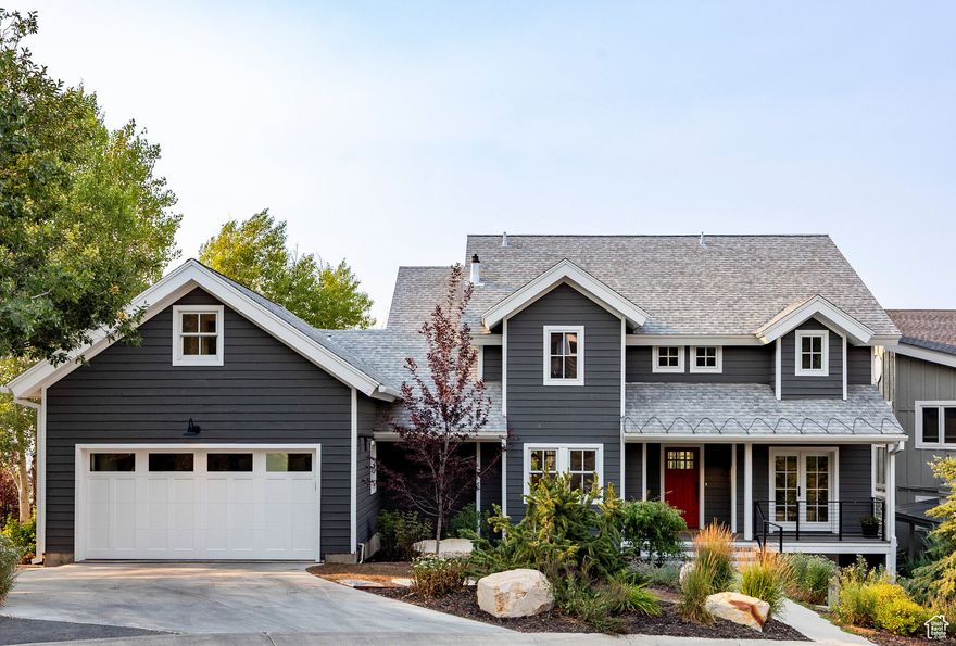 Welcome to 347 McHenry Avenue, a rare Old Town gem that combines privacy, space, and modern comfort with the soul and character that make Park City homes so special. Tucked into a quiet cul-de-sac on five Old Town lots, this 4,461 sq. ft. residence offers a peaceful retreat just steps from Main Street and moments from Deer Valley and Park City Mountain Resort. The home's heated driveway and walkway, flat approach, and two-car epoxy garage with built-in storage and workspace ensure ease and convenience year-round. Freshly painted exterior and updated landscaping create a welcoming first impression, while the wraparound deck-with sweeping views of Old Town and the ski resort-sets the stage for mountain living at its finest. Enjoy evenings by the wood-burning fireplace or soak in the hot tub as you watch the lights of the resort sparkle against the valley backdrop. Inside, you'll find five bedrooms and 5.5 baths, including a private lockout suite above the garage with its own entrance and bathroom-perfect for guests or flexible use. The warm, inviting interior blends modern upgrades with timeless charm. Multiple gathering spaces, an in-home gym and cycling room, motorized shades, and upgraded storage make the home as functional as it is beautiful. Upstairs bedrooms feature brand-new mini split A/C units for year-round comfort. McHenry Avenue offers what few Old Town locations can: privacy, quiet, and space-all within a short stroll down the stairs to Main Street. Adjacent to a pocket park and surrounded by panoramic views of the valley, ski slopes, and historic Old Town, this property provides a serene mountain lifestyle without sacrificing access to world-class dining, shopping, and skiing. If you've dreamed of a home that captures the best of Park City-character, convenience, and seclusion-347 McHenry Avenue delivers it all. This is more than a home; it's your private mountain retreat in the heart of Old Town.