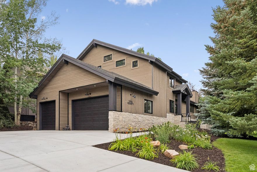 Incredible, fully remodeled mountain retreat designed for both adventure and relaxation. Wake up to winter ski resort views with direct access to mountain trails. Take a 10-minute stroll to the ski lift at Canyons, or from your covered deck, spend a cozy evening watching the Canyons Village fireworks or simply soaking in the alpine scenery. With Park City's best outdoor activities just moments away, every day feels like a vacation.  Inside, you'll find a home made for entertaining, where the chef's kitchen flows seamlessly into inviting living and dining areas. The luxurious primary suite boasts a large walk-in closet and ensuite washer/dryer for ultimate convenience. A private ADU/guest quarters includes a full kitchen and offers either separate or in-home access - perfect for visitors or as a rental opportunity.  Practical features meet mountain luxury with a large mudroom and boot warmer, a wine room, and easy access to public transit. The spacious three-car garage has plenty of room for extra vehicles and all your outdoor toys.  Whether you're hosting aprs-ski evenings, setting out on a summer hike, or simply enjoying the view, 3996 Voelker Court delivers the ultimate Park City lifestyle.