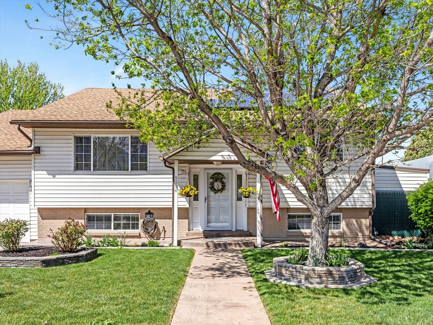 **GRAND OPENING 04/25 3-5PM** This isn't your typical Sandy listing-and it doesn't try to be. From the moment you arrive, it's clear this home was built for people who want more space, more function, and way more personality than the average property offers. Inside, you'll find 4 bedrooms plus a dedicated office, giving you all the flexibility you need. The basement takes things a step further with a kitchenette and walkout-ideal for guests, multi-generational living, or creating a private second living space.  But let's talk about what really sets this property apart... the 38' x 25' detached garage. So grand in scale and finish level that it earned the nickname of "Garage-Mahal." Fully dialed with central heat and A/C, custom built-ins, copious amounts of storage, a built-in air compressor, a projector system and is even wired for a car lift. It's safe to say, it's less "garage" and more lifestyle headquarters. If that garage isn't enough, you've also got an attached 1-car garage (also temperature controlled) with a loft for even more storage. PLUS you can't forget the RV parking-because apparently you do need more toys now.  The backyard feels like a private escape-fully dialed with a custom covered deck and outdoor kitchen perfect for everything from quiet evenings, to full-scale entertaining. And yes, even the shed is tiled... because apparently no square inch of this property was allowed to be "just a shed."  And beyond the standout spaces, the home delivers peace of mind with newer mechanical systems, fully paid-off solar, and custom cabinetry and built-ins throughout-proof that every detail was considered (and then upgraded anyway). Homes with this level of versatility and character rarely come to market in Sandy! Schedule your private showing today! *All information, including but not limited to square footage, features, and property details, is provided as a courtesy and is deemed reliable but Buyer is advised to independently verify all information to their own satisfaction.*