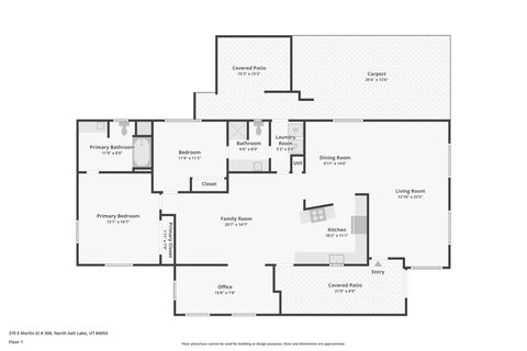 Tiny photo for 370 E MERLIN ST N #308, North Salt Lake, UT 84054 (MLS # 2145652)