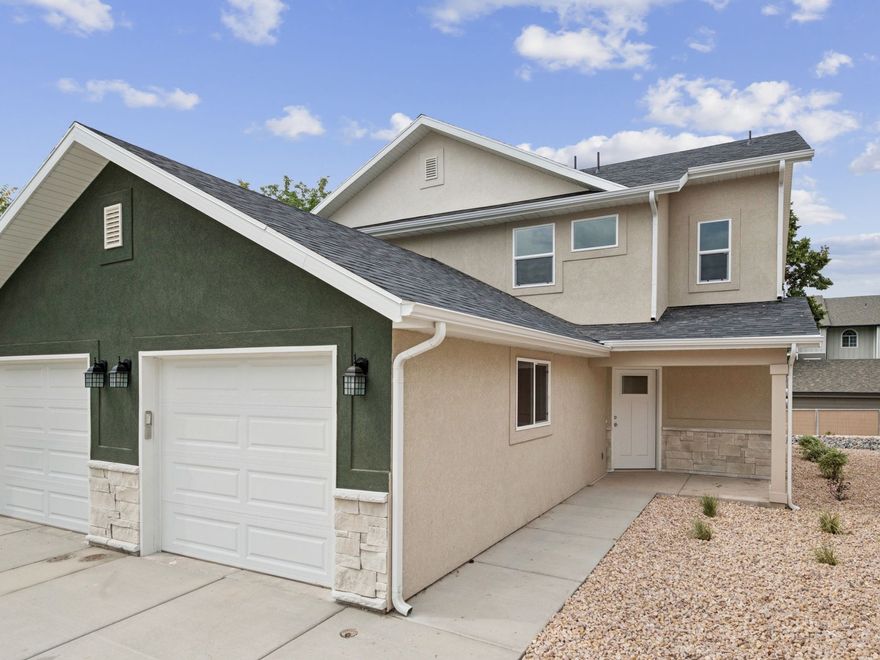 Welcome to your brand-new home! These beautifully crafted new construction townhomes offer the perfect blend of modern design and everyday comfort. Featuring 2 spacious bedrooms, 2.5 baths, and 1275 sq ft of thoughtfully designed living space, each unit boasts a bright, open floor plan ideal for entertaining or relaxing. Enjoy neutral designer color palettes, large windows for natural light, and stylish finishes throughout. The open-concept main level includes a contemporary kitchen with sleek cabinetry and ample counter space flowing seamlessly into the living and dining areas. Perfectly suited for first-time buyers, downsizers, or investors-these low-maintenance homes combine modern convenience with timeless style. Conveniently located near shopping, dining, and major commuting routes. Don't miss the opportunity to own a brand-new home-schedule your tour today! Preferred lender incentive of 4.625% first year rate upon qualification. Square footage figures are provided as a courtesy estimate only. Buyer is advised to obtain an independent measurement.