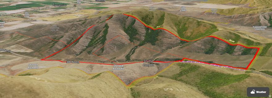 Maple Meadows Ranch is a beautiful parcel of land located up North Canyon just West of the Malad Valley. The property is made up of six continuous parcels totaling over 300 acres of lush, rolling meadows, wooded maple groves, and towering mountains. Where the property is situated on a Northern slope, it is ideal for range purposes and can support up to 20-30 pairs of cattle. Abundant wildlife on the property includes deer, pheasant and grouse with the occasional elk and moose visiting the property. Other noteworthy features include power to the property, a fully functional well,  pump house and stock watering trough. The property is fully fenced and can be accessed by way of North Canyon Road for nearly a mile on its Northern border.  Recreational opportunities abound with access to BLM land on multiple sides of the property.  North Canyon Rd. is a gateway to countless miles of ATV access and other outdoor activities.