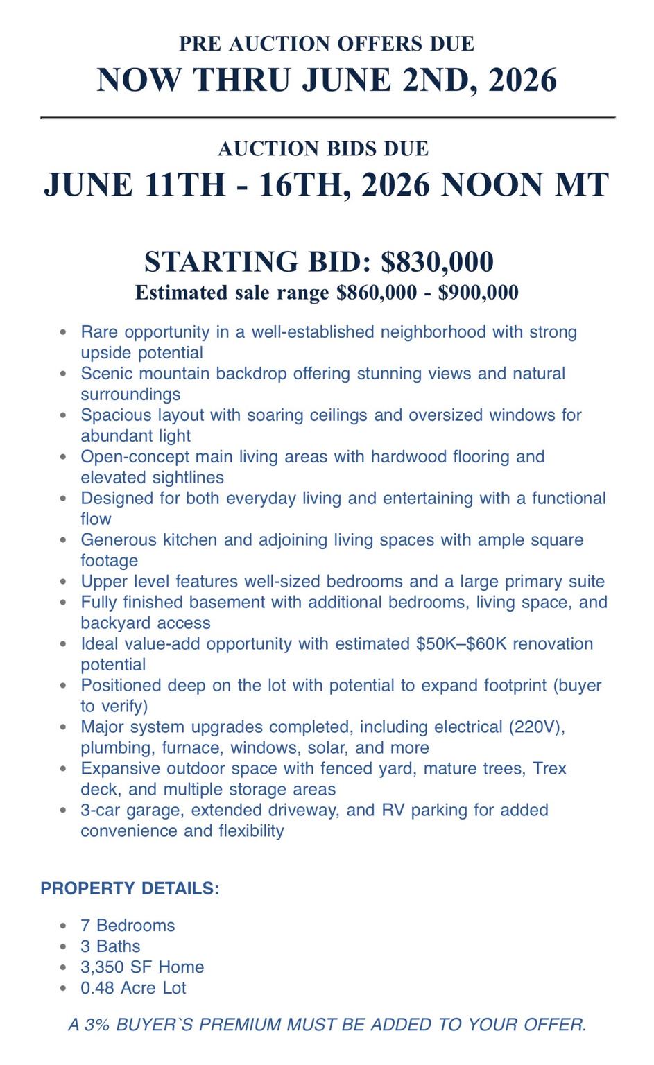 EAST MOUNTAIN ESTATES - Residential