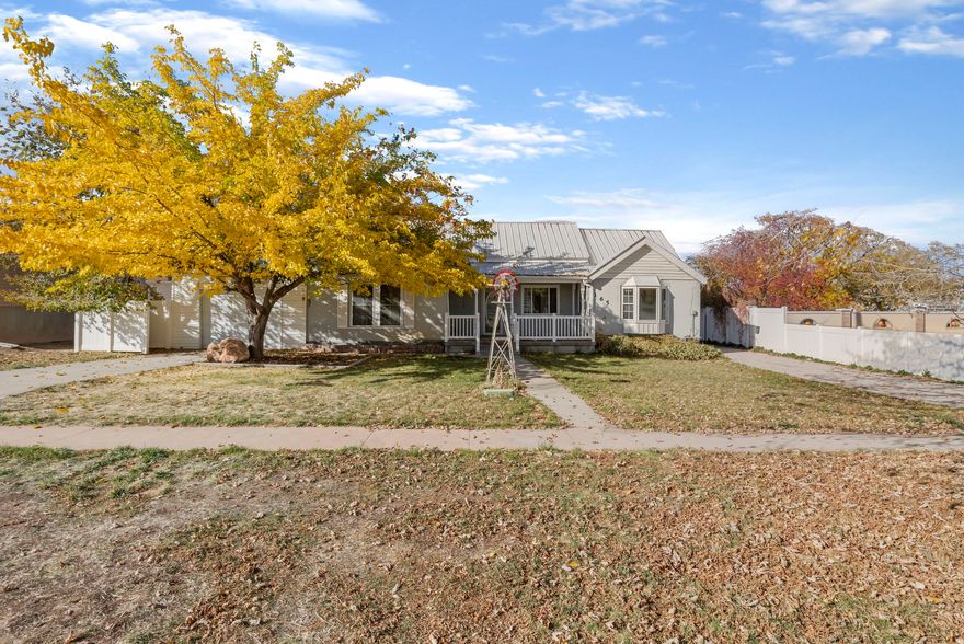 This charming and timeless residence is situated in the heart of Fillmore! Great sized home that offers 1561 sq. ft sits on a spacious 0.63-acre lot and features 3 bedrooms and 1 full bath, blending classic character with modern comfort. Step inside to discover freshly painted walls that brighten the whole place and brand-new carpeting (Installed Sept 2025) throughout the living areas and bedrooms, creating a warm and inviting feel. The kitchen was updated by previous owners, offering open sightlines to the sun-filled living spaces. Outside, the expansive yard provides plenty of room for gardening, RV parking, cute animals or future additions, along with an attached garage and ample parking. With a durable metal roof, this home is built to last. Ideally located near local schools and historic downtown Fillmore, this move-in-ready home perfectly combines small-town charm with modern updates and space to grow. Square footage figures are provided as a courtesy estimate only. Buyer is advised to obtain an independent measurement.