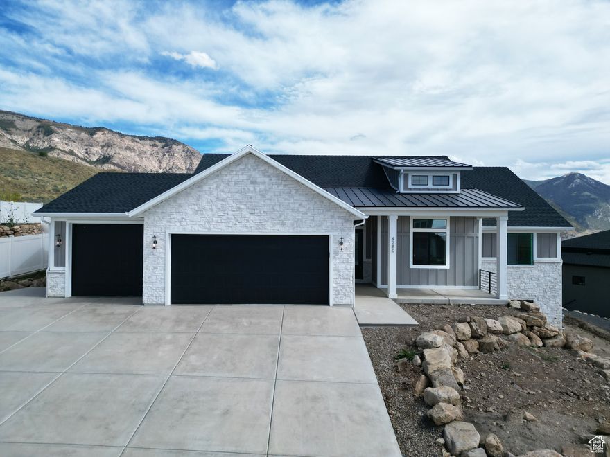 Experience the beauty of North Ogden and its gorgeous mountains from your own backyard in this stunning, brand-new home located in the desirable Northview Estates. Offering 3 bedrooms, 3 bathrooms and 5,051 sq ft of thoughtfully designed living space, this home features an open floor plan and custom finishes throughout. The gourmet kitchen boasts custom cabinetry, quartz countertops, and a generous hidden walk-in pantry. The large family room sets the stage for both everyday comfort and effortless entertaining. The primary suite is a true retreat, complete with a spa-like bathroom and an expansive walk-in closet.   This home has so much to offer, including a 3-car garage and plenty of room to grow in the unfinished basement. Every detail of this home reflects the quality and craftsmanship that the builder is known for. Come see why this isn't just a house-it's home.