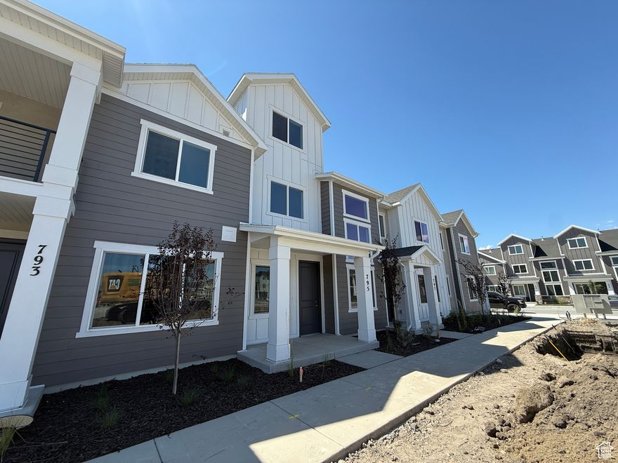 The Best Selling townhome in Meadowbrook- the Washington. This super spacious 4 bedroom townhome is everyone's favorite. 9' Ceilings on the main floor with 2-story open to above ceiling in the family room for added WOW.  This home features dark grey cabinetry, white quartz tops, black metal railing, and waterproof wood laminate on the main floor. Upstairs you can enjoy a spacious loft/bonus room just off of the primary suite. 3 additional bedrooms on the top floor make this the perfect home for you.  Call/Text to see this home and other quick move-ins, and don't forget to ask about our amazing preferred lender incentives to help make your dream of homeownership a reality.  #338 Washington.