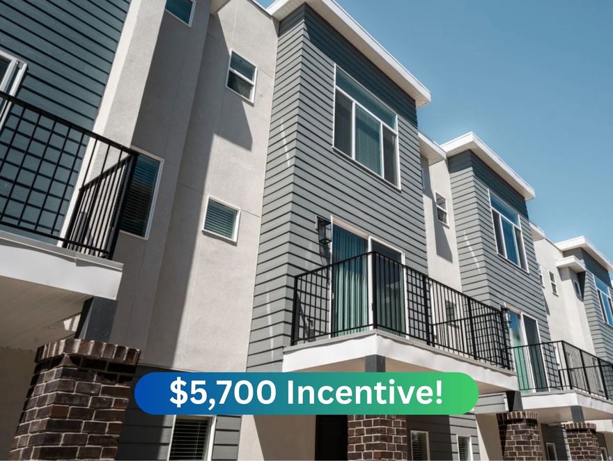 ***LAST 2 OF 56 LEFT!*** Last chance to own one of the best values in Weber County. Homes are fully loaded with washer, dryer, fridge, window coverings, and all standard appliances. Homes are also very smart with tech throughout like smart lighting, thermostat, garage, keypad, and doorbell. HOA provides FIBER internet at no additional charge. Enormous garage fits full sized trucks. Come make this final unit yours today! Square footage figures are provided as a courtesy estimate only and were obtained from county records. Buyer is advised to obtain an independent measurement.