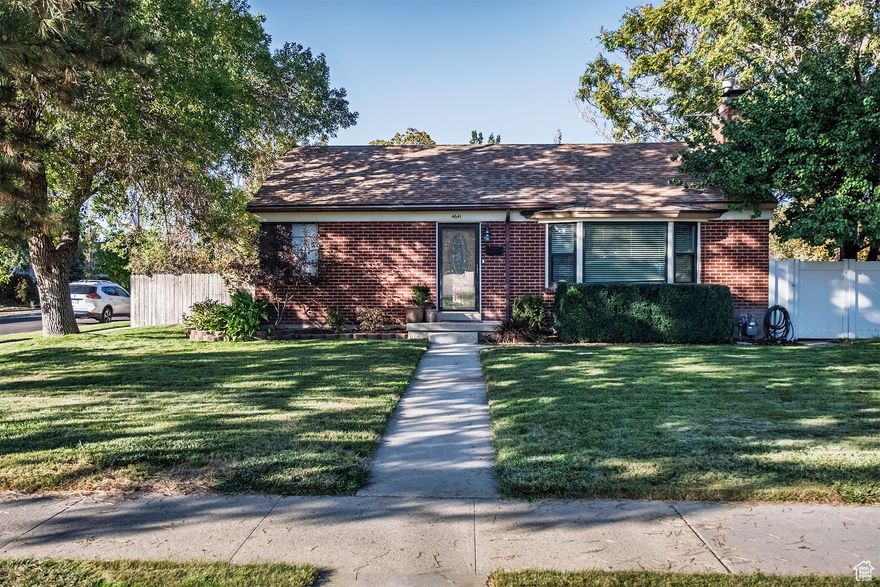 Stunning Home in Highly Sought-After Central Location!  Welcome to this beautifully maintained brick rambler home nestled in one of the most desirable and centrally located neighborhoods in Murray. This charming property seamlessly blends classic character with thoughtful modern updates-perfect for both everyday living and effortless entertaining.  Step inside to an open, sun-filled layout featuring hardwood floors, elegant moldings, and an abundance of natural light throughout. The spacious, newly updated kitchen is truly the heart of the home, boasting sleek countertops and ample cabinetry-ideal for cooking, hosting, or enjoying casual meals with family and friends.  Downstairs, the finished basement offers brand-new carpeting and versatile space that can be used as a media room, home gym, playroom, or whatever fits your lifestyle. There's also generous storage to help keep everything organized.  Outside, French doors open to a large back deck and beautiful yard-perfect for barbecues, gatherings, or simply relaxing in your private outdoor space. A detached double-car garage provides plenty of room for parking and additional storage.  Don't miss this rare opportunity to own a move-in ready home in a truly unbeatable location!