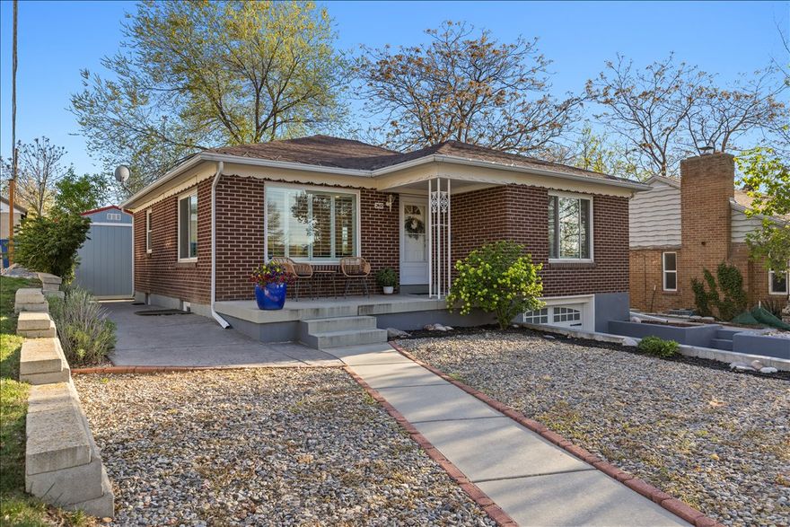 Location, charm, and convenience at their finest! This delightful home features low-maintenance landscaping keeping water conservation in mind, while offering plenty of curb appeal. A welcoming front porch provides the perfect place to relax and take in the rhythm of the neighborhood. Inside the home showcases abundant natural light and a thoughtfully designed floor plan. The nicely equipped kitchen and eating space are ideal for everyday living. Generously sized rooms throughout the home offer comfort and flexibility. The finished basement adds valuable living space, perfect for creating a warm and inviting family room or media retreat. Step outside to a backyard ready to become your personal sanctuary. With a firepit and ample room for patio seating, it's the perfect setting for summer evenings-just add caf lighting to complete the ambiance. An attached garage provides a rare and highly sought-after convenience in the area, while the home's prime location provides easy freeway access and walkability to nearby shopping. This charming home truly checks all the boxes!