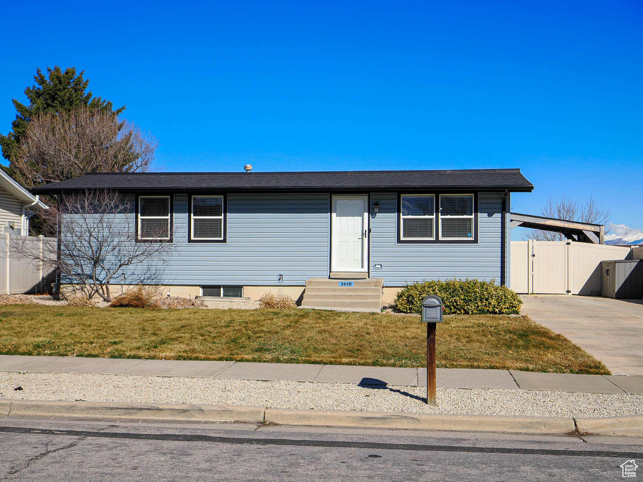 A Home Filled with Love and Care! This well-cared-for rambler has been thoughtfully updated over the years to ensure comfort and convenience. It features a new vinyl exterior for durability and curb appeal. Recent upgrades include a central air system and furnace (2023), as well as a tank-less water heater and water softener. The kitchen includes granite countertops and all appliances.  Double-pane windows bring in natural light while enhancing energy efficiency. Outside, the fully fenced backyard provides a private space with a play gym and a well-maintained above-ground pool, complete with a pump and necessary chemicals. A new roof (2021) adds to the home's reliability. With a spacious yard ideal for gatherings and relaxation, this home reflects the care of its owners and is ready for its next chapter