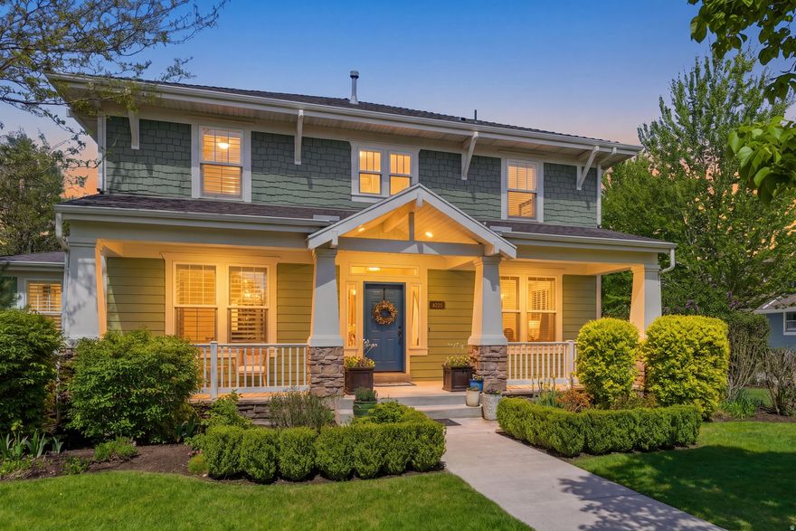 Enjoy the character and charm of Craftsman architecture while meeting the functional needs of your modern lifestyle. Located in the desirable Eastlake section of Daybreak, this beautiful home is designed for both comfort and organization, offering ample space across three well-planned levels.   The heart of the home is the newly updated kitchen, featuring a large pantry and extensive cabinetry, and is adjacent to a spacious family room. A cozy sunroom provides a relaxing retreat, while a formal dining room and private office complete the main floor.  What looks like a two-car garage opens to an amazing four-car tandem space, leading to a handy mudroom with a drop zone for everything. The lower level offers a dedicated exercise room featuring a wall of mirrors, a barre, and lots of available light, along with two additional bedrooms, a full bath, ample storage, and a family/playroom.     The fully fenced and professionally landscaped outdoor living space is where adults can enjoy a cozy fireplace and circular seating, while children slide to a trampoline below. A dedicated vegetable garden completes the versatile backyard.   Square footage figures are provided as a courtesy estimate only.  Buyer is advised to obtain an independent measurement.