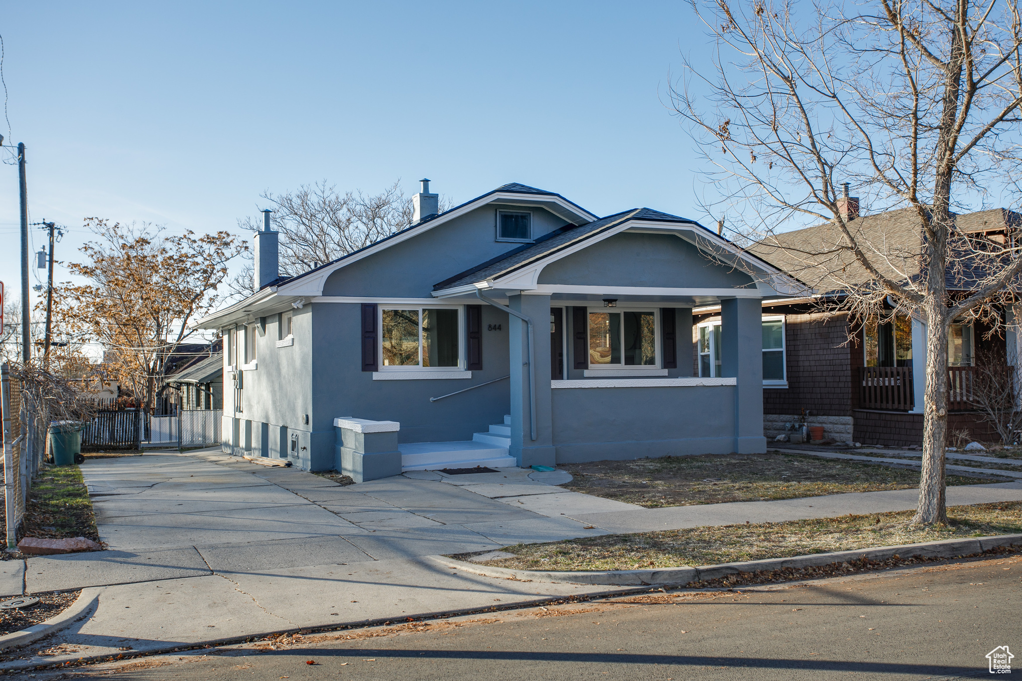 VACANT, TEXT/CALL AGENT FOR CODE. 2 houses on one parcel. Amazing remodeled home in the heart of 9th and 9th. Literally feet from some of SLC's finest boutiques and restaurants (Publik Kitchen, Brass Smoothies, the Tower Theater, Pizza Nono, The Stockist, Pago). 2,240 sq foot Home has been completely remodeled and designed by Details and Design. Enjoy all new kitchen with custom cabinets from A1 Cabinets, custom back splash, ss appliances. Real hardwood flows throughout the main level and stairs. Family room boasts original tile surround, w/beautiful wood trim. Basement boasts huge family room 2 more bedrooms, bath and laundry. Rentometer estimates front home rent at $3,300 month.   In the rear of the property is a second, completely separate ADU home, 872 sq feet reflected on the second floor sq footage. 2 bed 1 bath, all new electrical, LVP flooring, paint, kitchen, bathrooms, etc. Separate meters, utilities, etc. Perfect for additional rental income or housing a loved one. Rentometer estimates rent at 2200 monthly. Enjoy all the benefits of a gorgeous home with a separate ADU.