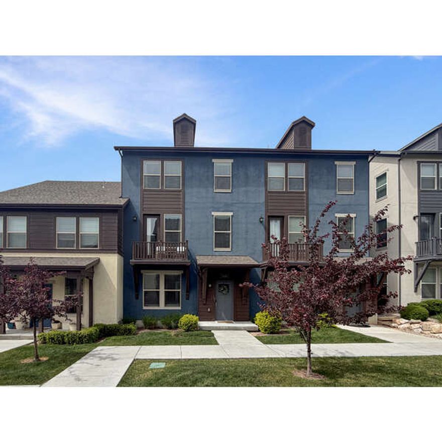 Welcome to this spacious 2,190 sq ft townhome in the heart of Layton! Featuring 3 bedrooms, 2.5 bathrooms, and a versatile flex space, this home offers a layout that easily adapts to your lifestyle. The open kitchen flows seamlessly into the large family room, filled with natural light from windows that extends out to a private balcony.  A tankless water heater adds efficiency and modern comfort to this already desirable home. Located in a charming, well-maintained community, you'll love the unbeatable convenience. This home is just minutes from Hill Air Force Base, I-15, shopping, dining, and everything Layton has to offer.