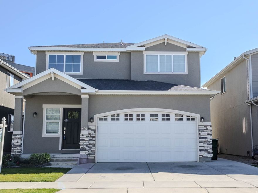 Beautiful single-family home with no HOA. Flooring, paint, and appliances were installed in 2022. Very large and open kitchen and great room on the main level. Quartz countertops and white shaker cabinets in the kitchen.  The range and dryer can be gas or electric.  There are 4 bedrooms upstairs. The master suite and bath are enormous. With vaulted ceilings up and 9' ceilings on the main, you have a very open, spacious home. Fully landscaped with an extended driveway and patio. No back yard neighbors.  The buyer's agent must accompany the buyer at all showings. Owner/Broker