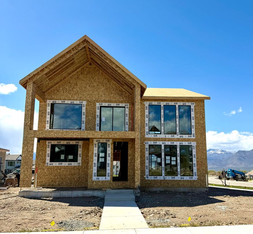 Enjoy coming home to The Wasatch, with 3 bedrooms, 2.5 bathrooms, 2,728 finished square feet, and a total of 4,038 square feet. The Wasatch floor plan features an open concept layout, open to below great room with plenty of windows for natural light, a kitchen with a large island and walk-in pantry, spacious owner's suite, and a walk-in shower within the owner's bathroom. An upstairs loft overlooking the family room creates an additional cozy space on the second level. Featuring an optional finished basement. The Crossings community also features amenities from a large community swimming pool & clubhouse, fishing ponds, pickle-ball courts, basketball courts, tennis courts, walking trails and so much more!