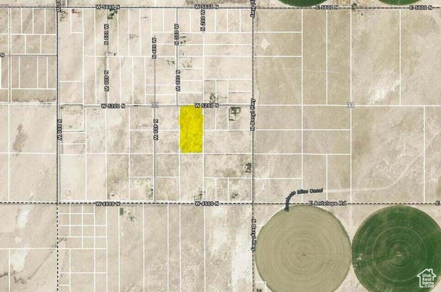 18.71 Acres in Beryl with 2 AF of water WITH a drilled Well! (#71-3779 Priority date 1941), Well is already drilled on property, septic tank, and power to property. Easy to access property. Just 0.25 miles from Beryl Highway. The perfect spot for a home, cabin, recreation getaway or any other idea that you can think off. Great Mountain Views.