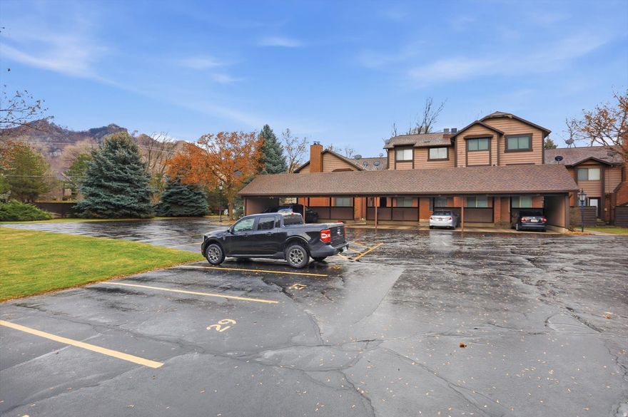 **OPEN HOUSE SAT. 12/20 - 11AM - 2PM**Discover this charming 3-bedroom end unit townhouse in a fantastic gated community, offering a private fenced patio and included appliances! Enjoy access to amenities such as a swimming pool, tennis and basketball courts, and a clubhouse perfect for events.Ideally located just off 12th Street, you're minutes from the freeway, shopping, and recreation up Ogden Canyon-perfect for winter fun and skiing! Please note that owner occupancy is required for two years before applying to the HOA for rental permits. Experience the perfect blend of comfort and convenience in your new home! **ASSUMABLE VA!! LOW 3.625% VA Assumable Interest Rate!! Current monthly payment is $1,650 mo. owes approx. $283,000