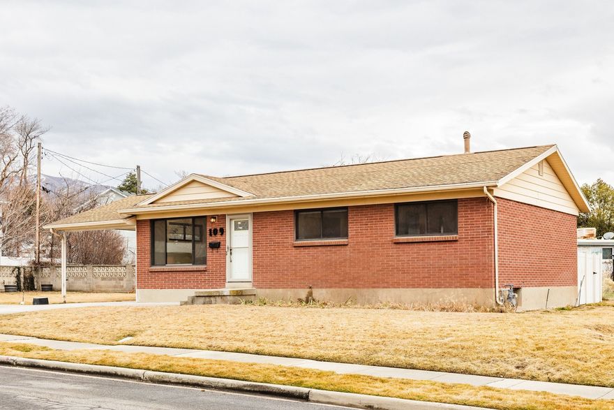 Tastefully renovated brick rambler in the heart of Bountiful. Honoring its original character while offering modern updates, this home features a brand-new kitchen with new cabinetry, quartz countertops, updated appliances, and a stylish backsplash. The dining room showcases a wood accent wall that reflects the era in which the home was built, preserving its timeless charm. The renovation includes two fully updated bathrooms, one of which is a new primary ensuite featuring beautiful tile work. Additional upgrades include new plumbing, carpet, lighting, and fresh paint throughout. Offering the perfect blend of modern comfort and classic character, this move-in-ready home features four bedrooms, two bathrooms, and a spacious basement with a highly functional layout. Conveniently located near local amenities and just 15 minutes from downtown Salt Lake City.