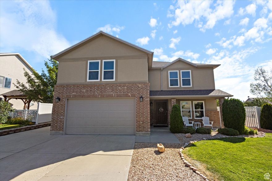 Fully Updated & Move-In Ready! This 4-bed, 3-bath Herriman home sits on nearly a quarter acre and has been tastefully upgraded from top to bottom. The kitchen shines with brand-new cabinets, countertops, and appliances, creating a modern, functional space you'll love. Every room has been newly painted in the last three years. Additional recent updates include a new roof, new windows, a freshly painted garage floor, new water softener, a new furnace, and a new air conditioner to keep you comfortable year-round. Step outside to a powered shed-perfect for a workshop, hobby space, or extra storage-and a spacious backyard ideal for entertaining or unwinding. Located near parks, shopping, and dining, this home perfectly blends style, comfort, and convenience. Come see it before it's gone!