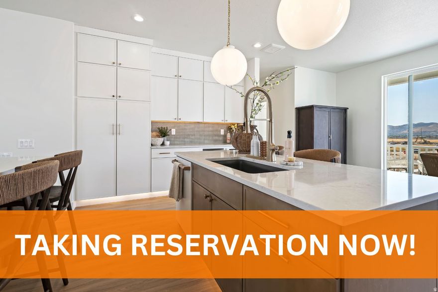 Taking Reservations now!  Diamond Collection! The Mantel is a luxury 3-story townhome with high-end upgrades, large windows, and abundant natural light, just steps from America First Square and the new The Ballpark at America First Square. **Move-in Summer 2026.**