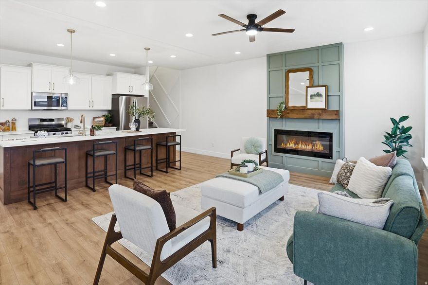 **$15,000 of builder incentive to use our preferred lender**. These homes have appraised for $750,000. Instant Equity! Beautiful brand-new twin home in Millcreek, Utah with NO HOA! Featuring over 2,600 sq ft, 5 bedrooms, and 3.5 bathrooms, this home offers a spacious open-concept main level ideal for entertaining and everyday living. The large primary suite includes a private balcony, walk-in closet, and en-suite bathroom with walk-in shower and separate soaking tub. Enjoy outdoor living with a covered patio and private backyard. Thoughtful layout, great natural light, and modern finishes throughout. Full landscaping included. A rare opportunity for new construction in a prime location-there. Only 2 of the homes are left to buy. Come see them quick before they go!