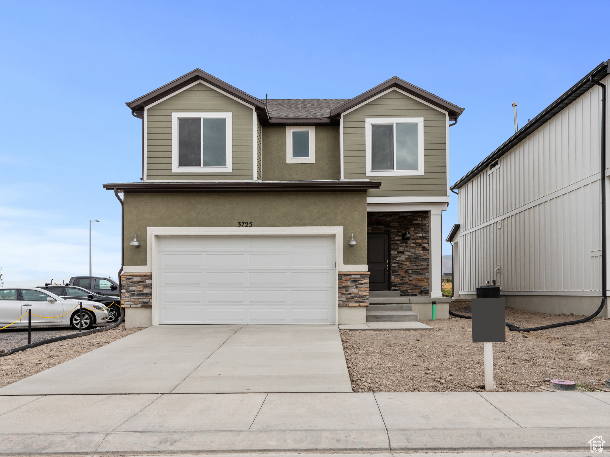 SPECIAL INTEREST RATES!! Brand new construction on the West Bench of Salt Lake County tucked against the Oquirrh mountains! This Aspen home has a WALK OUT BASEMENT, second family room upstairs that could be a future 4th bedroom. Additional room in the unfinished basement for a future bedroom, bathroom and family room. Quartz countertops, laminate flooring and stainless appliances are all included. Offering SPECIAL INTEREST RATES and up to $6,000 toward closing costs with use of preferred lender! Includes a generous home warranty, active radon mitigation system and Smart Home package. Actual home may differ in color/material/options. Pictures are of finished homes of the same floor plan and may contain options/upgrades/ decorations/ furnishings not available at the advertised price. No representation or warranties are made regarding school districts and assignments; conduct your own investigation regarding current/future school boundaries. Buyer to verify all information. Sales office hours are Monday, Tuesday, Thursday, Friday and Saturday from 11:00am-6:00pm, Wednesday, 1:00pm-6:00pm.