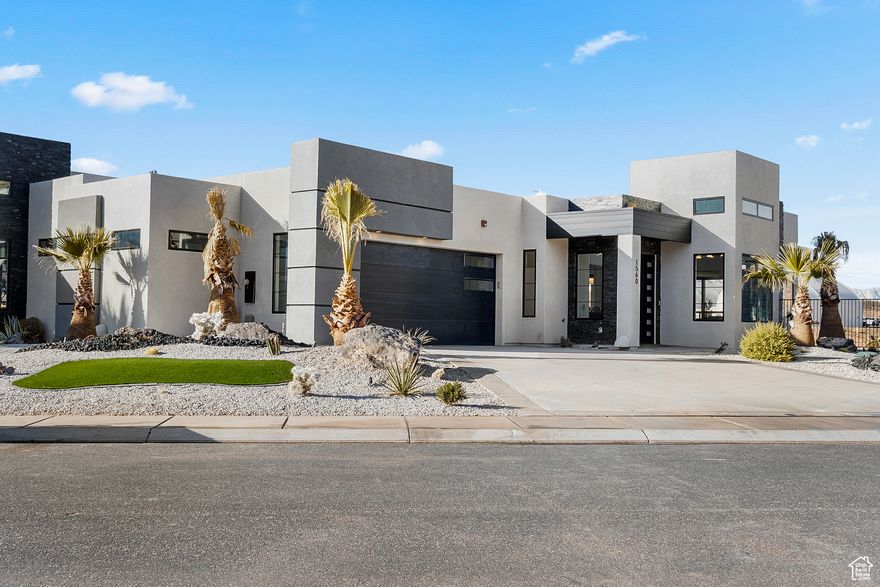 Price reduced - incredible value!! Welcome to this beautiful, professionally decorated and fully furnished dream home or vacation rental property. Contemporary class meets comfort, featuring a fully stocked gourmet kitchen, open floor plan ideal for entertaining, 12' ceilings on the main level, and brand new heated pool and spa. Set on Copper Rock Golf Course with stunning views. The master ensuite has double sinks, a soaking tub, walk-in shower and closet and balcony access. Enjoy quiet nights and views with outdoor sitting on both levels. Basement bedrooms have their own baths and pool access. The garage is currently the ultimate game room and lounge area. Online bookings boast high guest ratings, currently set up to sleep 8 guests with 3 King beds and twin bunk-beds. Close proximity to Zions National Park (30 minutes) and Sand Hollow State Park and Reservoir (15 minutes) for all your hiking, biking, sightseeing, boating, camping, fishing and recreational vehicles wants and needs. All appliances, furniture, decor and household goods are included!