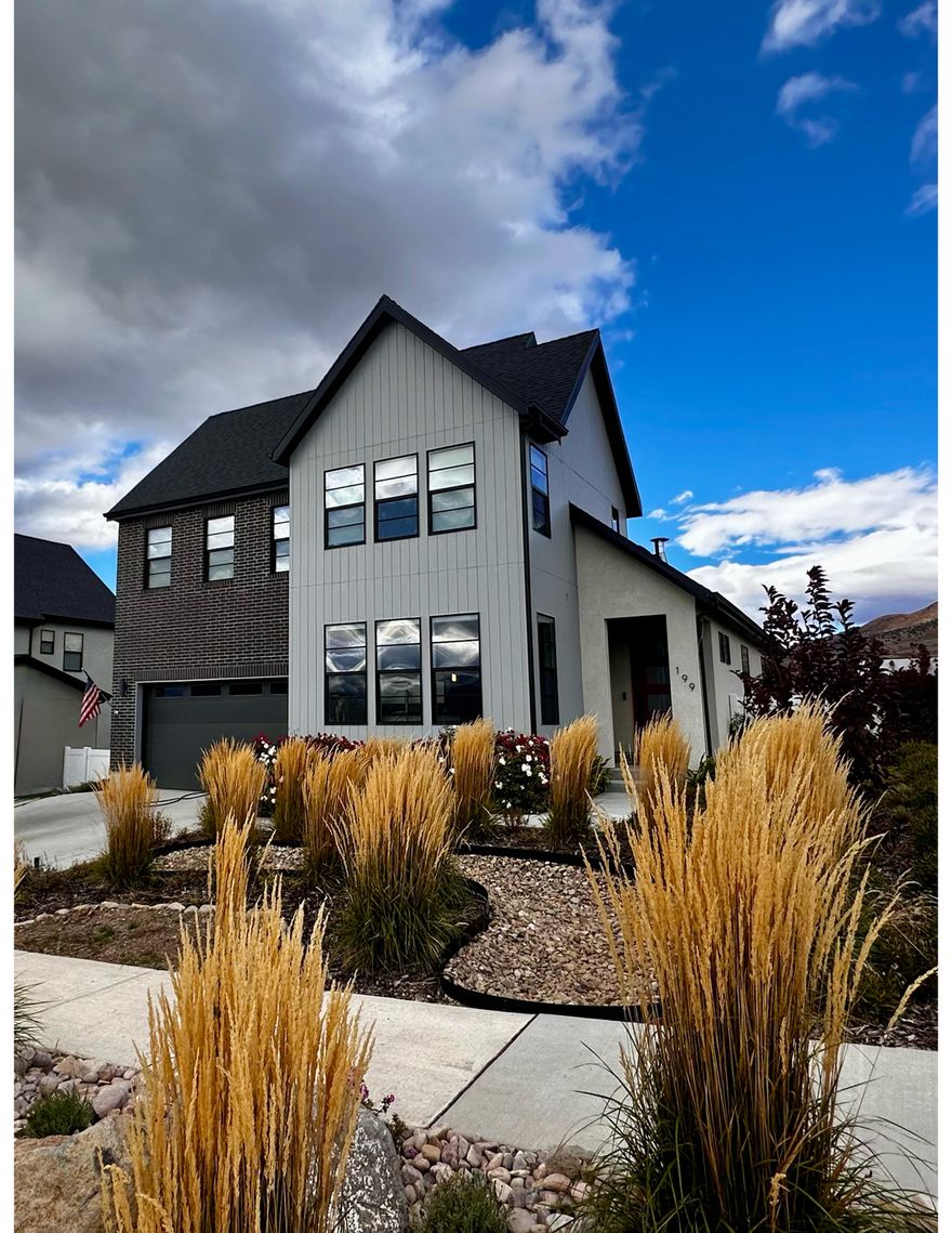 This is a fully furnished, turnkey, short-term rentalapproved home.  No rental restrictions in this community. Features include a gourmet kitchen with Wolf cooktop, double ovens, oversized island, Lutron window shades, and TVs in nearly every room.  The spacious layout offers 6 bedrooms (4 kings, 2 queens), 2 offices, 2 family rooms, plus dedicated exercise and game areas. Outdoor living shines with mountain views, an oversized patio, and a fenced fully landscaped backyard with a 6-person hot tub.