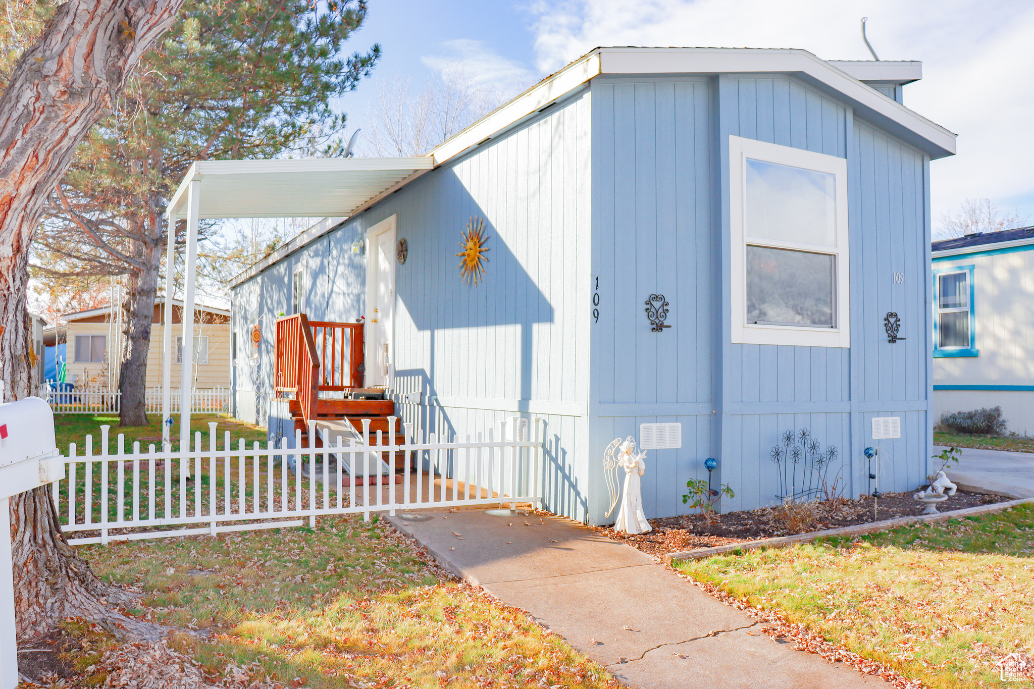 Discover this well-maintained 2-bedroom, 2-bathroom manufactured home in the highly sought-after Westwood Village 55+ Community in Farr West. This turn-key, pristine-condition home features a storage shed for added convenience and a fenced yard in a pet-friendly neighborhood.  Enjoy the community's top amenities, including a pool, clubhouse, picnic area, and more! Located in a peaceful and convenient area, this is the home and location you've been dreaming of.   55+ Community  One occupant must be at least 55 years old, all others must be 40+  RV parking may be available for an additional cost  Pet restrictions apply  Check with park management for details   For park information, lot rent, and approval process, contact Westwood Village directly:  https://mymhcommunity.com/Communities/Utah/WestwoodVillage/   Call Park Management: (855) 676-9500   Buyers must be pre-approved by Westwood Village before submitting an offer. Contact park management directly for approval requirements.  EQUAL HOUSING OPPORTUNITY