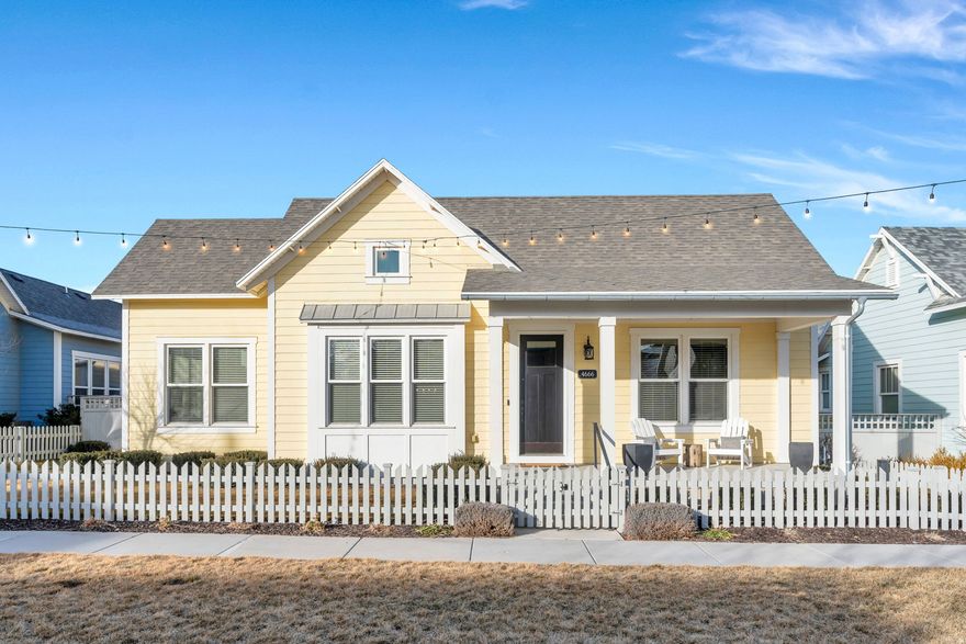 Refined rambler in the heart of Daybreak - just four homes from the lake.  Soaring 11' tray ceilings with shiplap accents, a grand entry,  primary bedroom on the main level and a light-filled open floor plan that create effortless everyday living and easy entertaining. The kitchen is beautifully appointed with quartz countertops, double ovens, a gas cooktop, and elevated finishes throughout.  The fully finished basement with 9' ceilings adds generous living space. Thoughtful upgrades include a reverse osmosis system, radon mitigation, and a 2-zone HVAC system for year-round comfort.  Outside, two fully fenced yards and professionally designed landscaping offer privacy and cohesion. A covered patio with TV makes outdoor living simple and inviting. Just beyond the front door, a charming lighted courtyard adds warmth and community.  3-car garage with extra parking. Access to Lake Village's private beach and clubhouse, plus Daybreak's pools, trails, beaches, paddleboarding, playgrounds, and concerts in the park.  A rare opportunity in one of Daybreak's most sought-after locations.