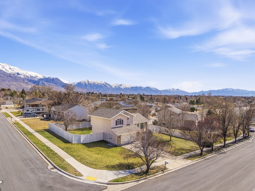 OPEN HOUSE SATURDAY 4/4 1-3PM. Move-in ready in a quiet, established American Fork neighborhood with the kind of yard you won't find in newer builds. Situated on a corner lot with mature trees and a fully fenced yard-perfect for outdoor living, pets, and entertaining.  Inside features granite countertops, bamboo flooring, and updated, functional living spaces ready from day one. Major systems already done for you-roof, furnace, A/C, and water heater all replaced within the last 5 years.  Conveniently located near parks, schools, shopping, and commuter access. If you've been waiting for a home with usable outdoor space, solid updates, and real value-this is it. Buyer to verify all.