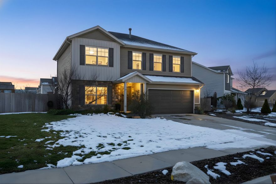 Welcome to this charming two-story home located in a quiet Brigham City subdivision. Enjoy stunning mountain views and a bright, open floor plan that seamlessly blends comfort, style, and functionality. The home features three spacious bedrooms, including a private owner's suite. The main level offers an inviting living space, ideal for gatherings and entertaining. Step outside to a fully fenced backyard complete with a garden area, covered patio, and storage shed. Ample parking is available with a two-car garage and generous RV parking. Conveniently situated just minutes from shopping, dining, and local amenities, this home offers the perfect balance of peaceful living and everyday convenience. Don't miss your chance to make this property your own. Information provided as a courtesy; square footage figures are sourced from county records.