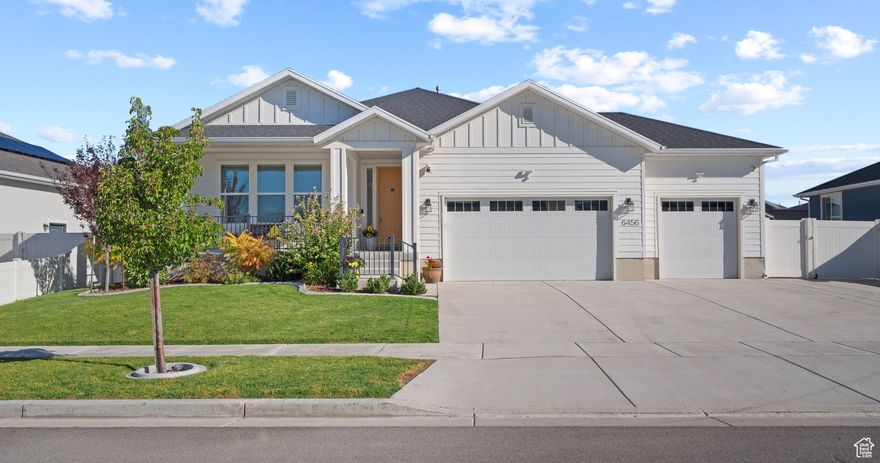 This stunning 3-bedroom home in the desirable Wild Horse Ranch Community, just steps from a sprawling 28-acre park! This Clearwater-built gem exudes quality and style, featuring sleek granite countertops, crisp modern lines, and premium upgrades throughout. Enjoy 8' doors on the main level, beautiful flooring, and an 8' x 8' sliding glass door that floods the space with natural light. The open-concept living area boasts a box vault ceiling and abundant recessed lighting, creating an inviting ambiance. The gourmet kitchen shines with beautifully stained maple cabinetry, 42" uppers, and elegant crown molding. Don't miss the massive 2,000+ sq ft unfinished basement, offering endless potential to customize your dream space. This home is a perfect blend of luxury and opportunity  schedule your tour today!