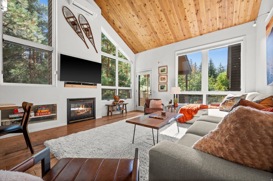 Ideally located in the Red Pine community at the Canyons Village of Park City Mountain Resort, this TURNKEY PROPERTY is perfect as a NIGHTLY RENTAL INVESTMENT or a private mountain retreat.  This beautiful end unit offers a peaceful setting adjacent to open space and ski run views. The spacious interior features four bedrooms and FOUR EN-SUITE BATHROOMS, along with a large living area designed for gathering and relaxation. The home comes FULLY FURNISHED for effortless enjoyment. Recent upgrades include UPDATED KITCHEN COUNTERTOPS, a NEW FURNACE, and three air-conditioning splits installed in July 2025, ensuring year-round comfort. This prime location is a short walk to the Canyons Cabriolet lift, providing quick access to SKIING, conveniently located near the scenic CANYONS GOLF COURSE and just a quick ride from the restaurants, shops, and entertainment of Historic Main Street. Residents enjoy exceptional CLUBHOUSE AMENITIES, including a pool, hot tub, tennis courts, and pickleball. Year-round recreation is just minutes away-skiing, mountain biking, and hiking are all within minutes of your door. You can also walk to the popular SUMMER CONCERTS and dining at Canyons Village-an ideal setting to relax and enjoy time with family and friends.