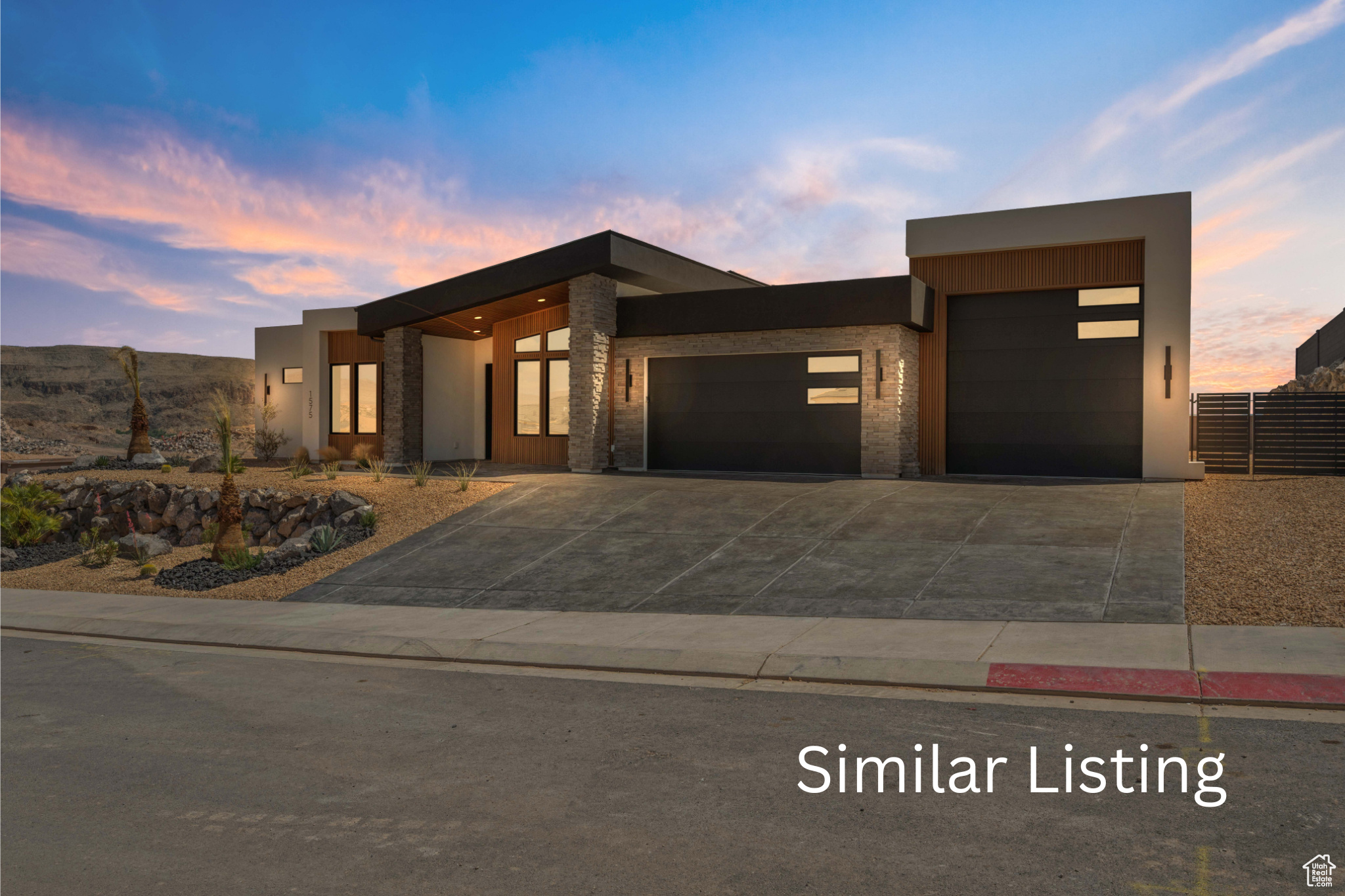 Experience modern luxury in this stunning to be built home featuring four bedrooms and four bathrooms. Soaring vaulted ceilings and expansive windows create bright, airy spaces throughout. The contemporary design showcases luxury finishes that elevate every room. Your private backyard oasis includes a sparkling pool and relaxing spa. Located in Hurricane, you'll enjoy easy access to Sand Hollow Reservoir for water activities and world famous Zion National Park for hiking adventures. This modern masterpiece combines comfortable living with premium amenities in a fantastic location.