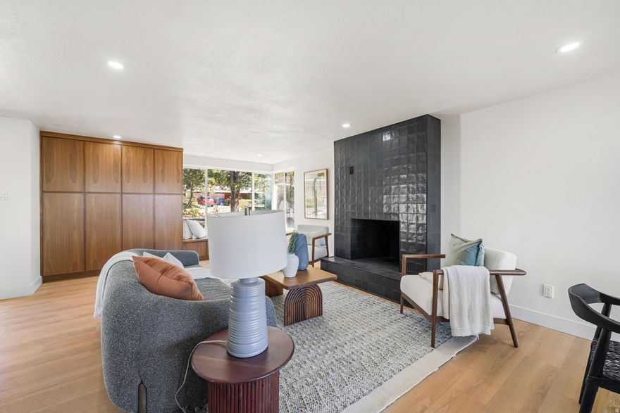 The home you've been looking for is finally on the market- fully renovated and  in an established neighborhood! This beautiful home features an open floor plan on the main level, perfect for families or entertainers! The kitchen has gorgeous wood cabinets, natural stone countertops and a stainless steel appliance package. A main level primary suite provides a large closet and private bathroom with stunning finishes. The lower level has 2 additional bedrooms, a large living area, spacious storage closet (or the perfect playroom) and wet bar as well as the laundry room. Behind the walls, plumbing, electrical, HVAC has all been updated. A brand new roof. And the backyard is the perfect final additional to you're new dream home. All information is provided as a courtesy, Buyer/Buyers Agent to verify.