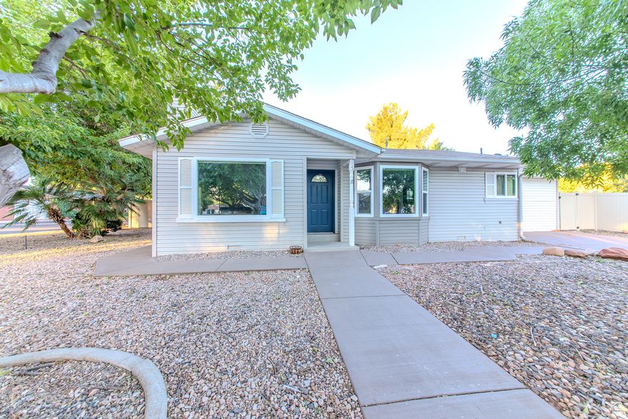 Incredible, newly remodeled super cute home, on large .27 acre lot in the middle of Ivins. Master bedroom with en suite bathroom. Quiet cul de sac, mature trees and large fenced backyard w/patio. NO HOA +huge RV pad with room for a shop! This is a must see and the home to have!