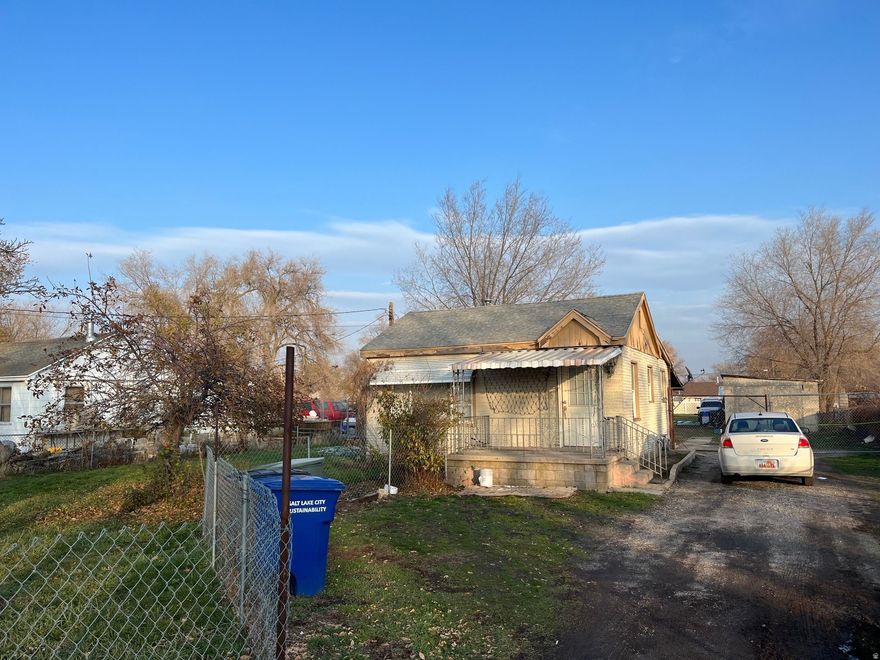 Investor Special!  .49-Acre Lot! Don't miss this exceptional investment opportunity! Whether you're looking to develop, renovate, or build out your investment portfolio, this is a unique chance to secure a lot in an area that offers unbeatable convenience and room to transform. Ideally located just minutes from I-215, I-15, downtown Salt Lake City, and the international airport, this property provides unbeatable convenience for future tenants, or for personal use. Important Notes:  Property is being sold AS-IS with no warranties or guarantees from the seller.  No repairs will be made or credited, before or after closing.  Will not qualify for FHA or VA financing. Seller has never lived in property. Buyer to verify all property information. Square footage figures are provided as a courtesy estimate only. Buyer is advised to obtain an independent measurement.