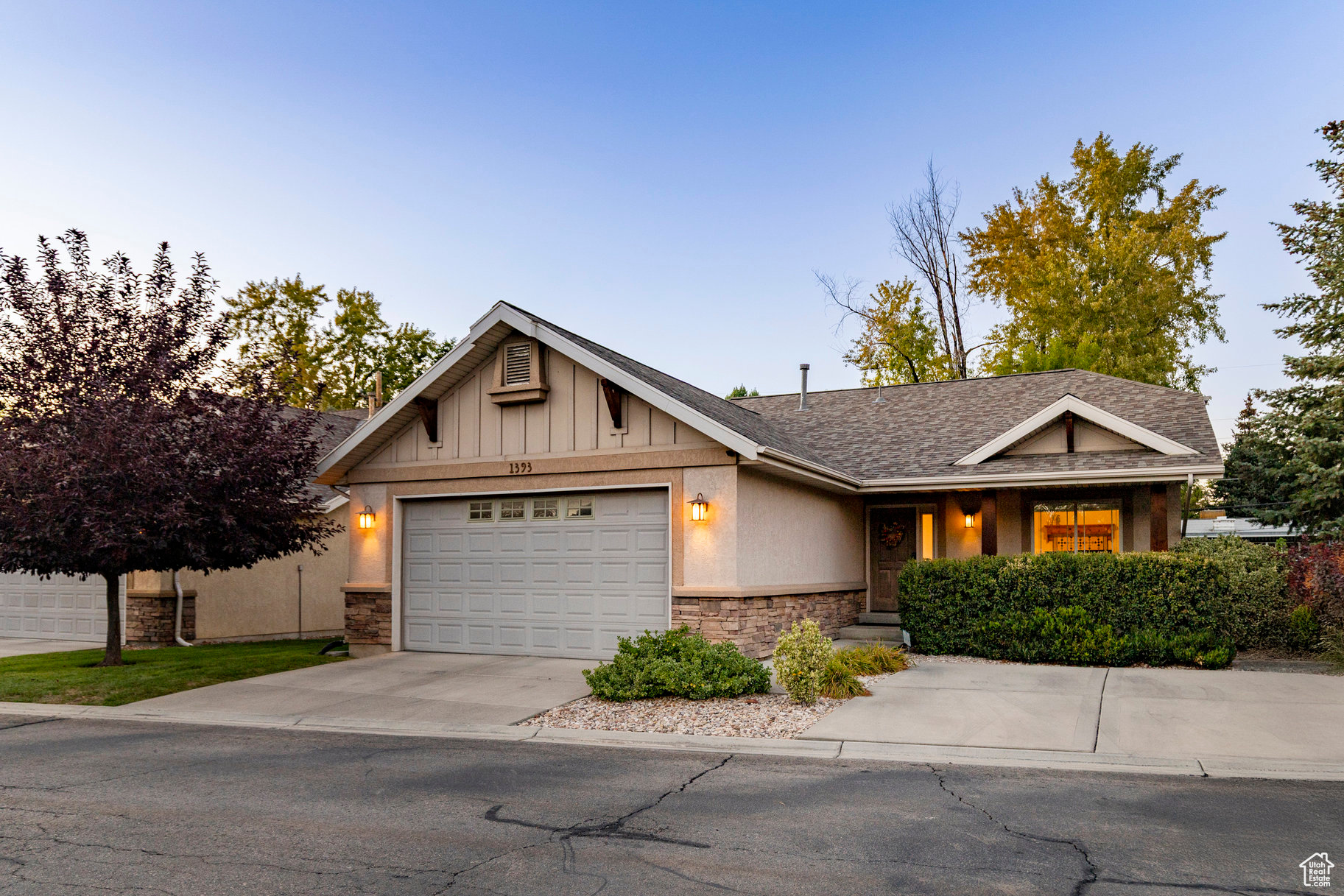 Tucked away on a private lane on border of Cottonwood Heights/Murray is a classy, updated main level living rambler perfectly suited for the Buyer seeking quiet serenity and hassle-free living. This beautiful 5 bedroom, 3 bathroom home has been meticulously cared for and offers vaulted ceilings, an open concept main living space, amble natural light, and the perfect amount of space both upstairs and downstairs. The spacious primary suite includes walk-in closets, double vanities and a relaxing jetted tub. You'll also really love the privacy of the trex deck off the main living & kitchen and the convenience of both an up & down laundry room. And in additional to the large two-car garage, an additional cement pad has been added to accommodate additional guests, family or the visiting in-laws (each able to enjoy an amazing and large downstairs family room and two bedrooms). Recent major updates include: New roof, new furnace, new A/C, new water heater (all added 2003) and brand new Whirlpool kitchen appliances (2025). Topped off with the HOA taking care of the yard maintenance, snow removal and all water expenses, this truly is the turn-key home you've been waiting for!