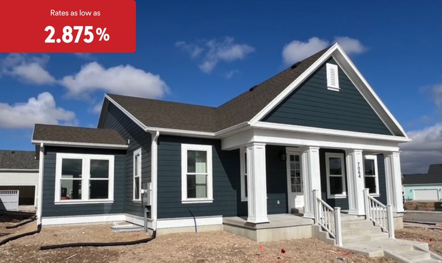 *Rates as low as 2.875%! Contact agent for details. The new home is just being finished and will be ready for move in by the end of March 2026. Situated on a large corner lot with a picket fence around the back yard & front.