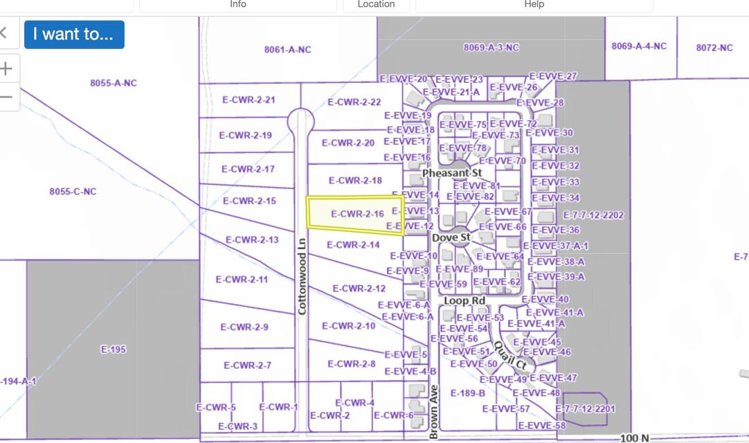 COTTONWOOD RANCHES SUB - Land